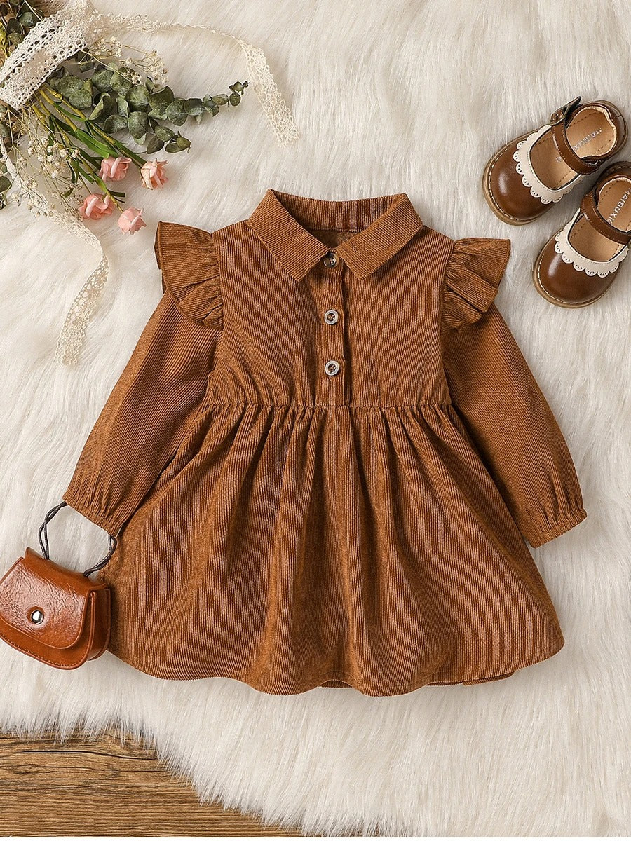 Kuscheltraum Cord-Kleid für kleine Mädchen