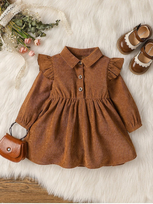Kuscheltraum Cord-Kleid für kleine Mädchen