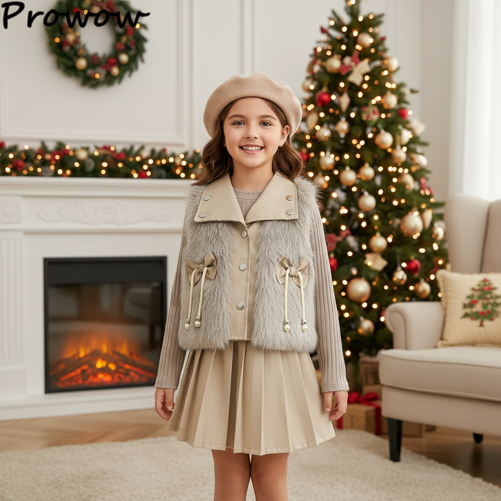 Stylisches Herbst- & Winter-Outfit mit Kunstleder-Rock & Kuschelweste