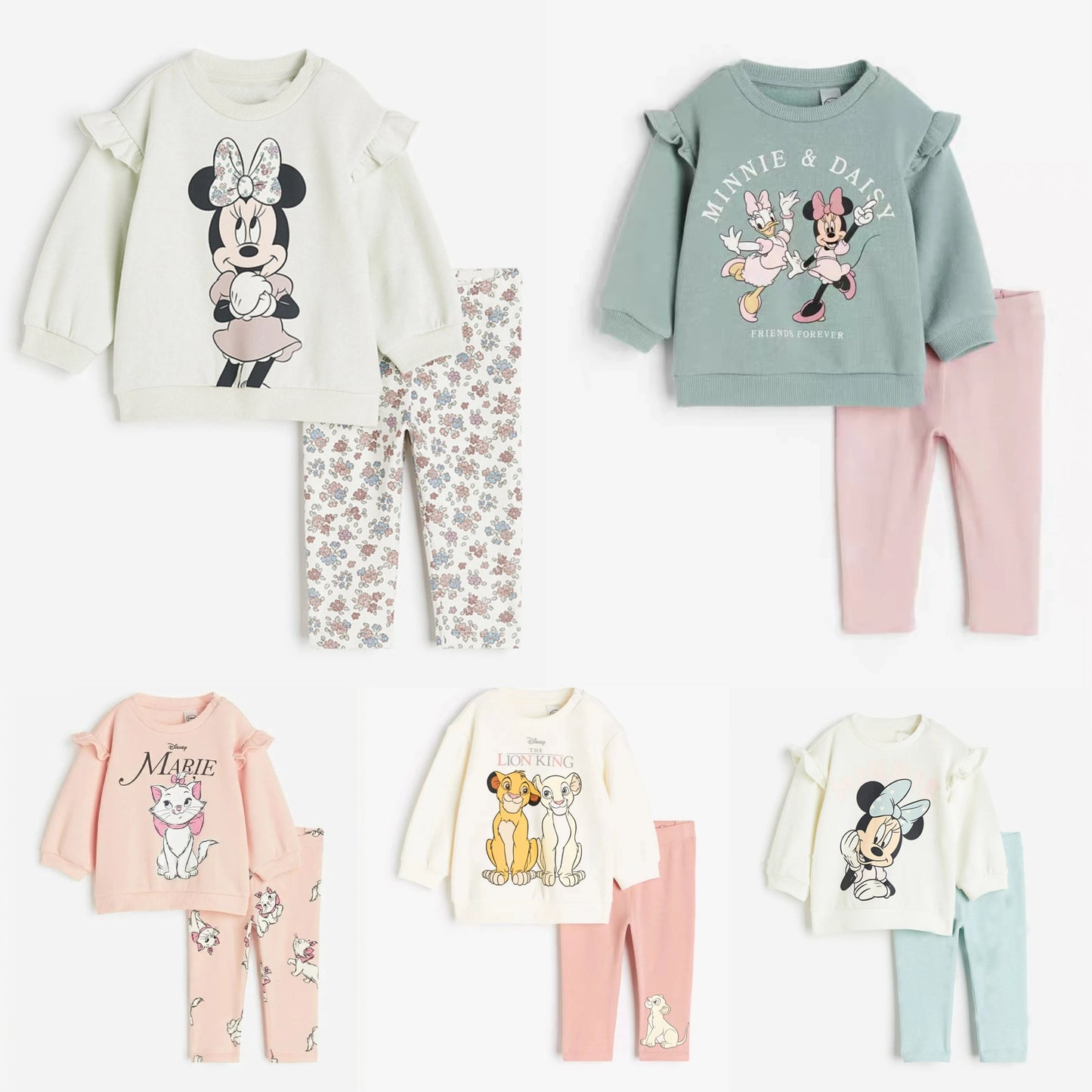 Mädchen Set 2-teilig – Sweatshirt & Leggings