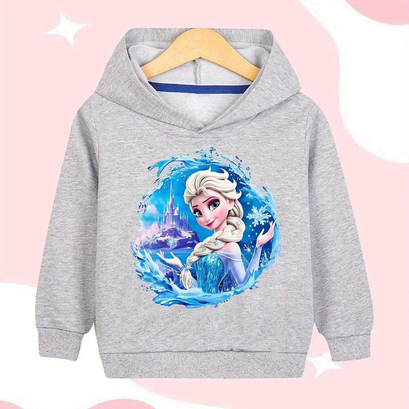 Mädchen Hoodie „Eisprinzessin“ – Kapuzenpullover mit Winter-Motiv