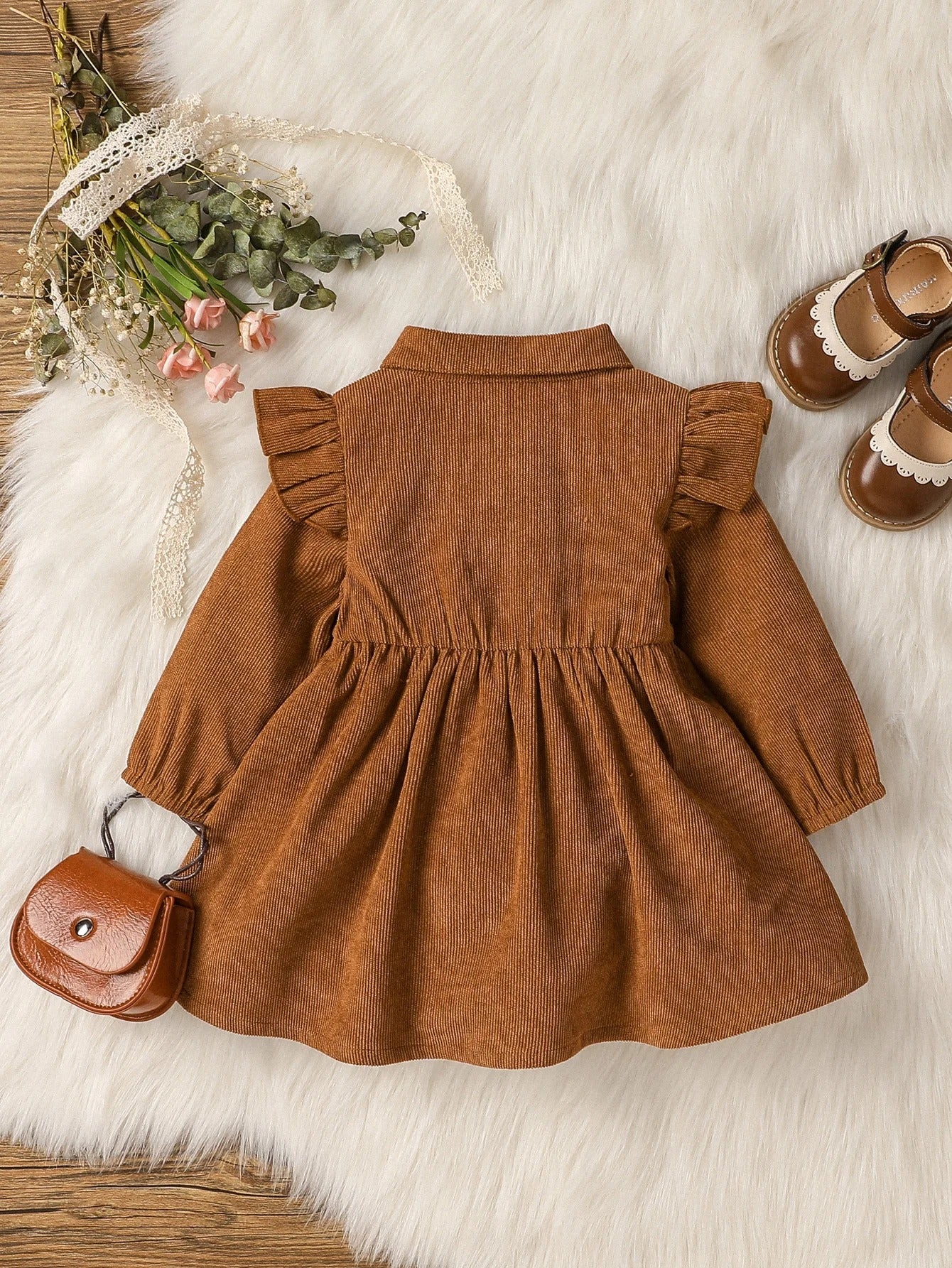 Kuscheltraum Cord-Kleid für kleine Mädchen