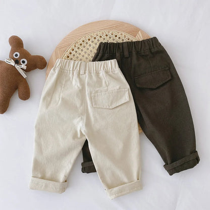 Kinderhose aus Baumwolle – Bequeme Stoffhose mit elastischem Bund