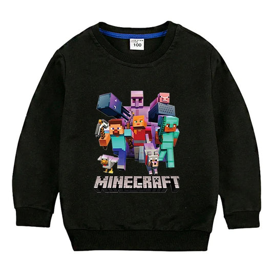 Minecraft™ Kinder Sweatshirt – bunte Designs für Mädchen & Jungen