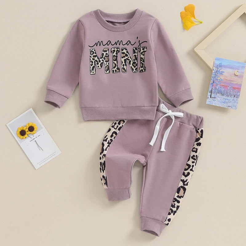 2-teiliges Sweat-Set „Mama’s Mini“ für Mädchen