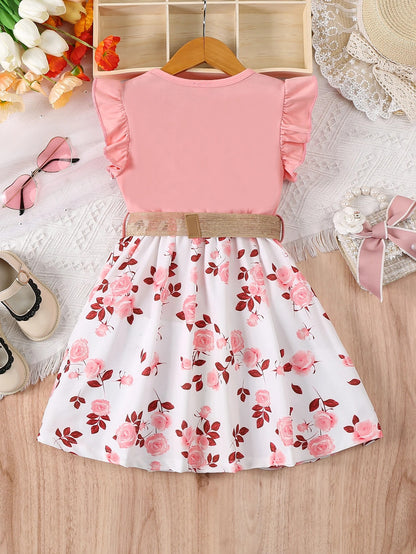 Blütenzauber Kleid – Ein Traum in Rosa für kleine Mädchen