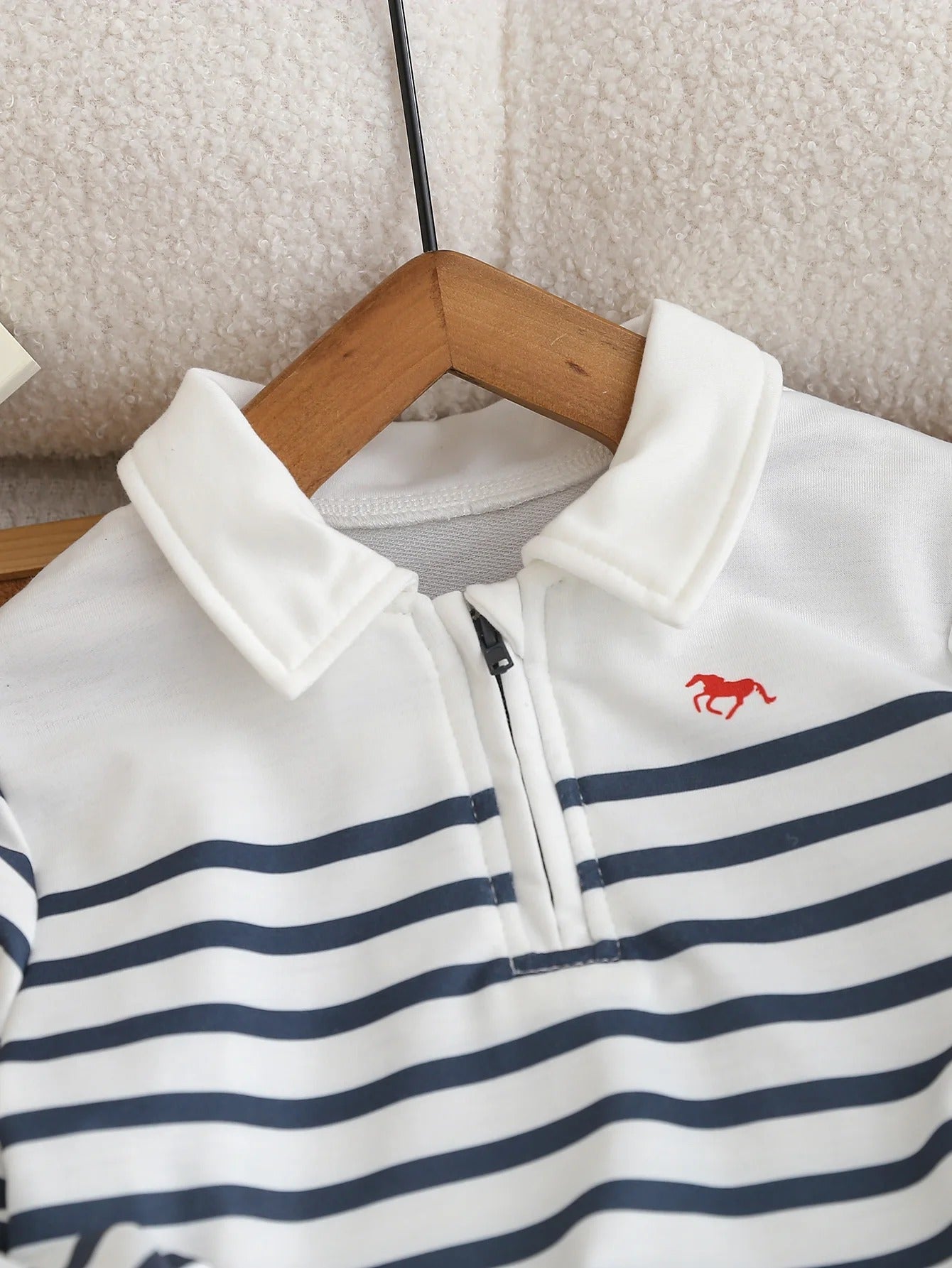 Jungen Outfit Set mit Streifenpullover & Cordhose – 2-teilig