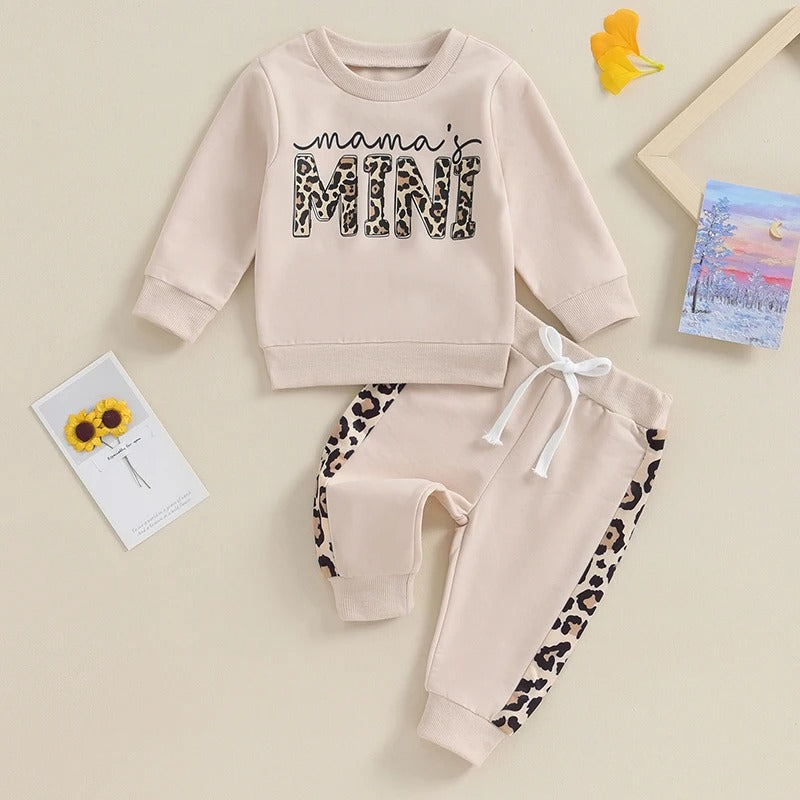 2-teiliges Sweat-Set „Mama’s Mini“ für Mädchen