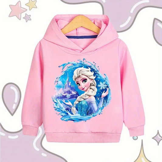 Mädchen Hoodie „Eisprinzessin“ – Kapuzenpullover mit Winter-Motiv