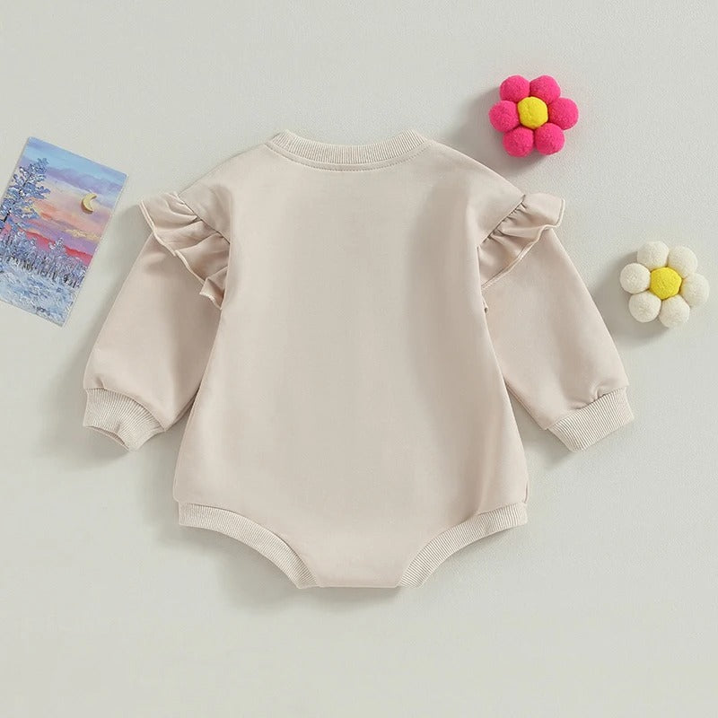 Baby Mädchen Body mit Rüschenärmeln – 3 Designs