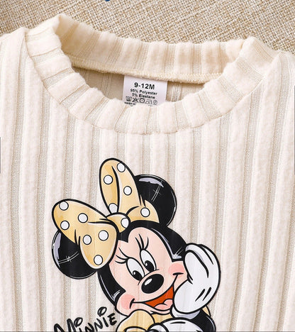 Kleid für Mädchen – Rippoberteil & Leo-Rock