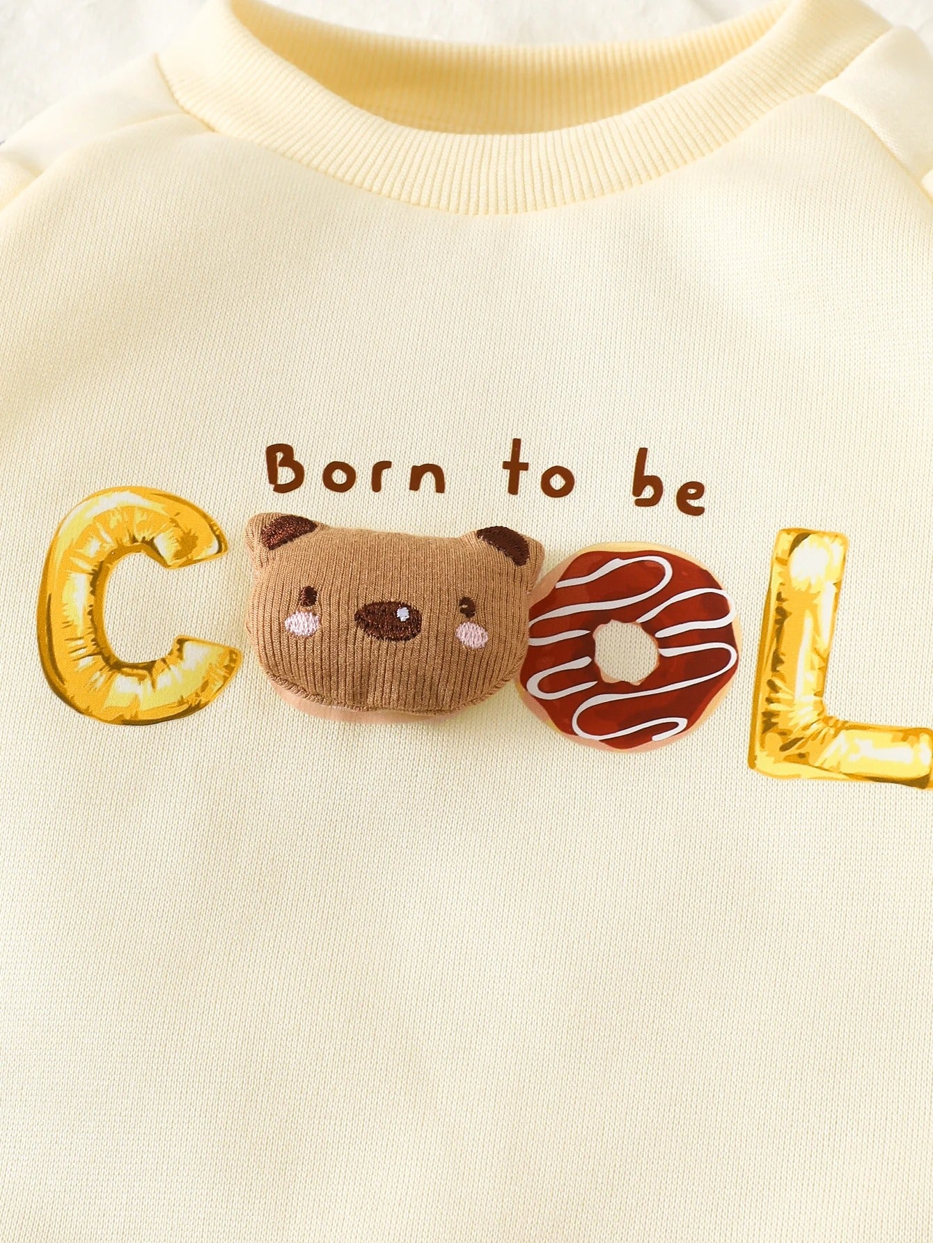2-teiliges Sweat-Set „Born to be Cool“ – Bärendesign