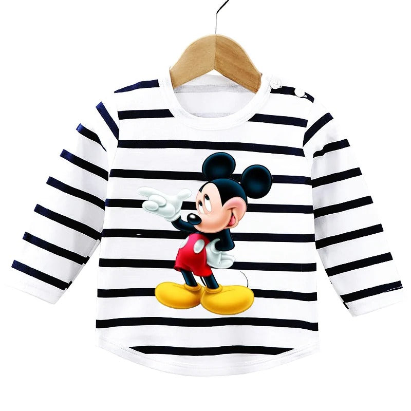Streifen-Langarmshirt für Kinder