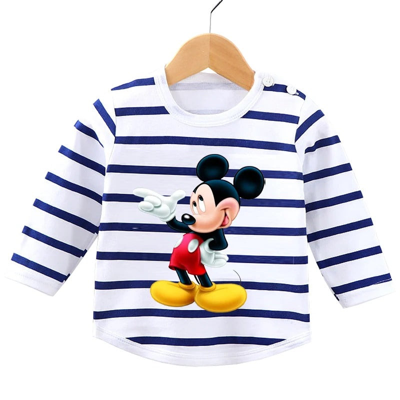 Streifen-Langarmshirt für Kinder