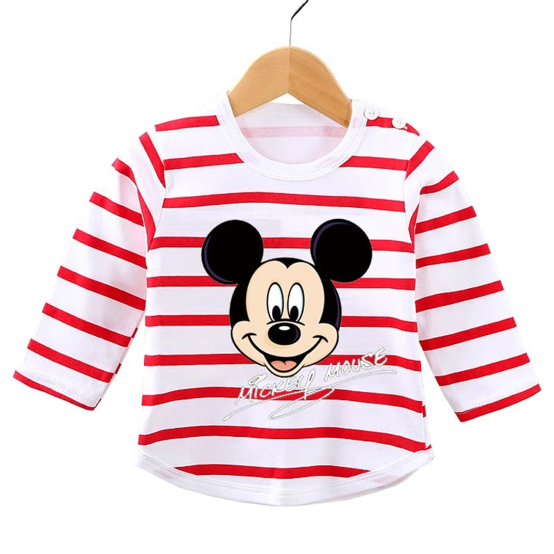 Streifen-Langarmshirt für Kinder