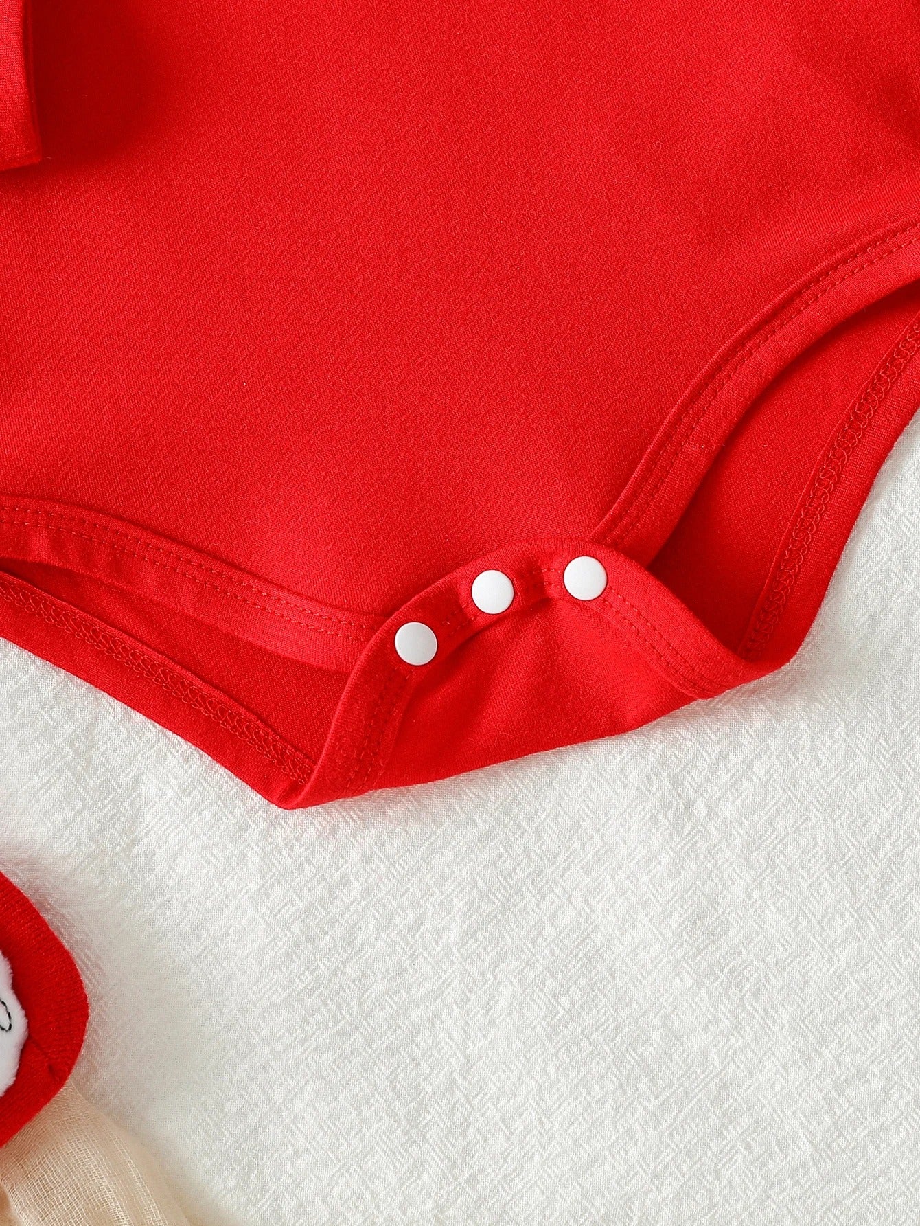 Festliches Weihnachts-Outfit für Mädchen – 3-teiliges Set mit Rentier-Trägerrock, Body & Haarband