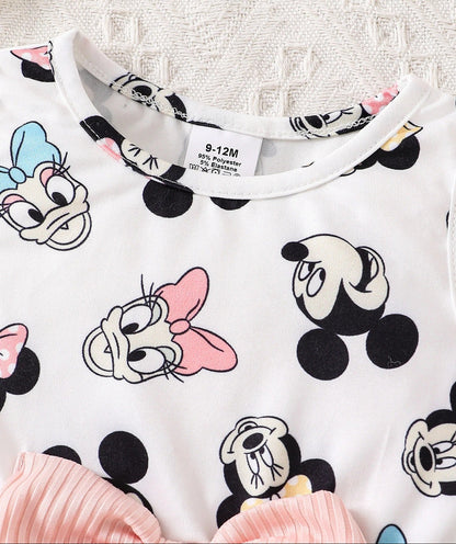 Kleid mit Bolero – 2-teiliges Mädchen-Set mit Schleife