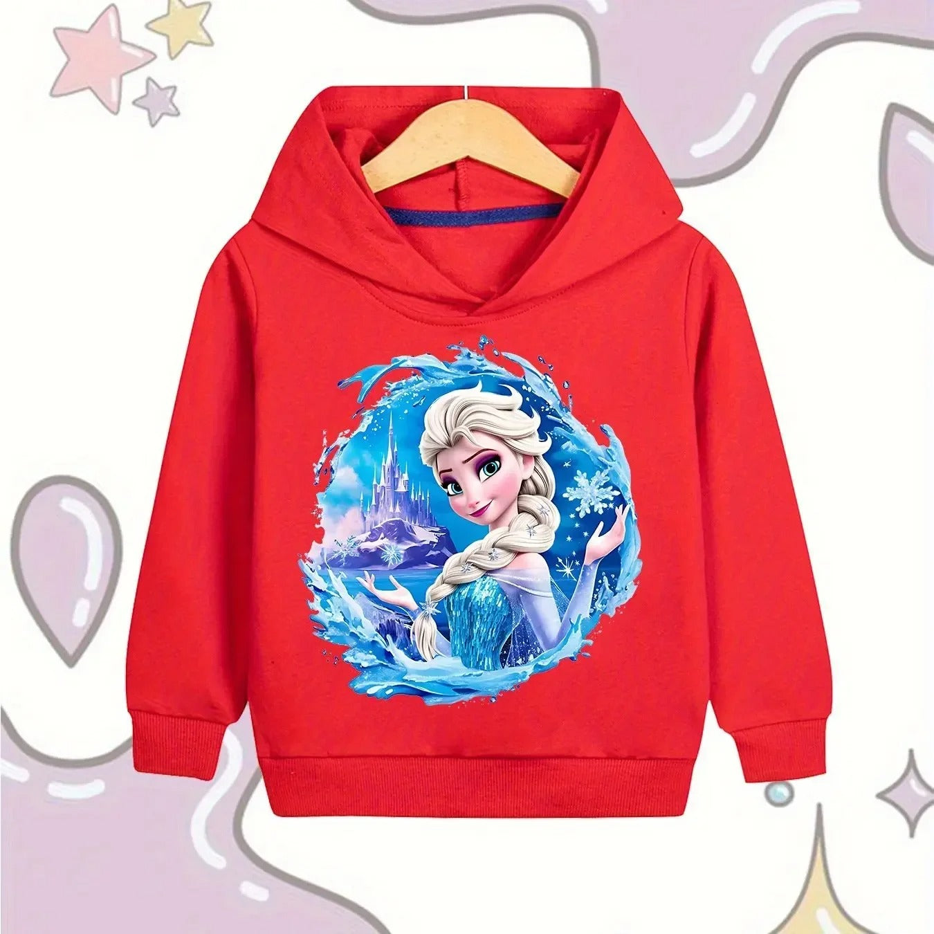 Mädchen Hoodie „Eisprinzessin“ – Kapuzenpullover mit Winter-Motiv