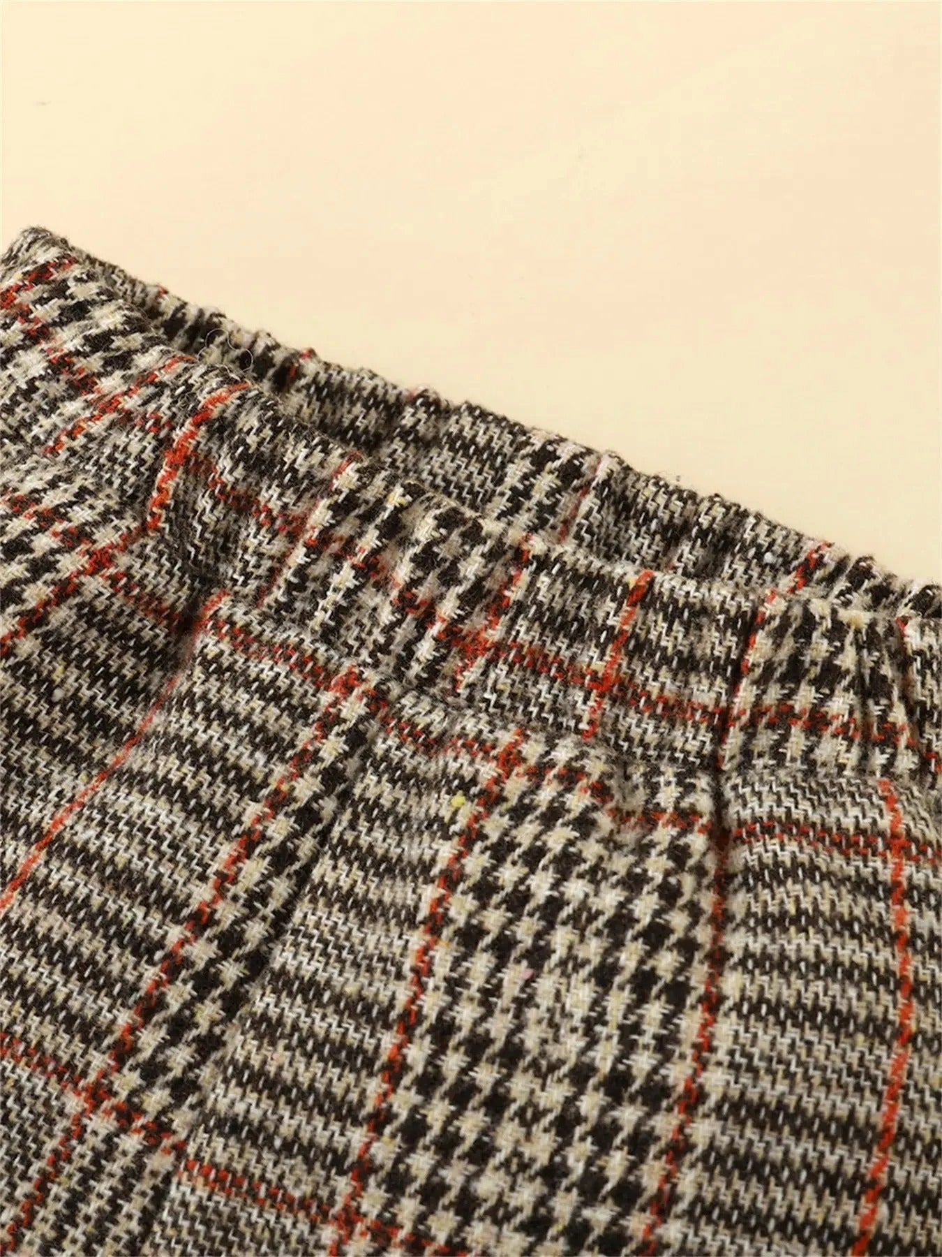 2-tlg. Winter-Set „Cozy Bear & Checks“ – Hoodie & Jogger