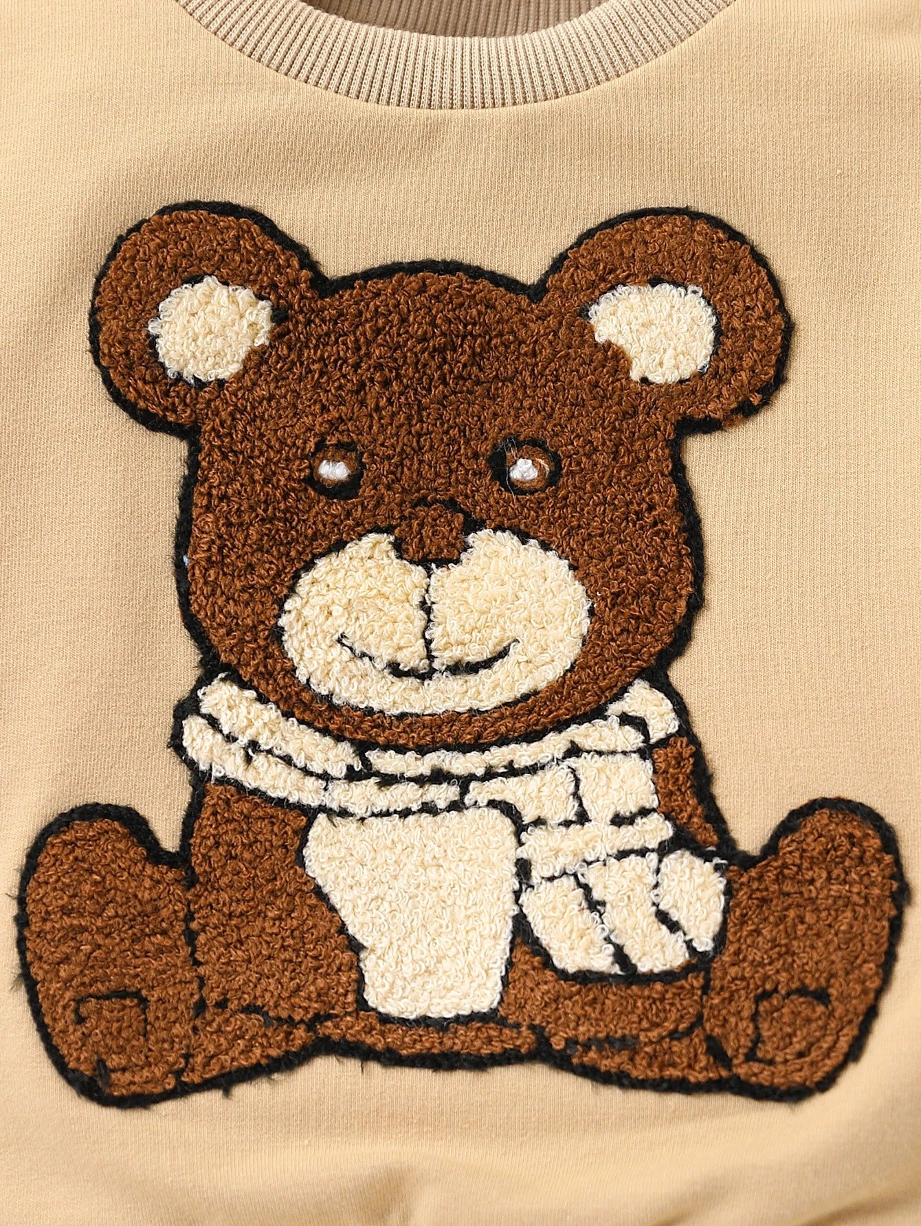 2-teiliges Sweat-Set mit Teddy-Applikation