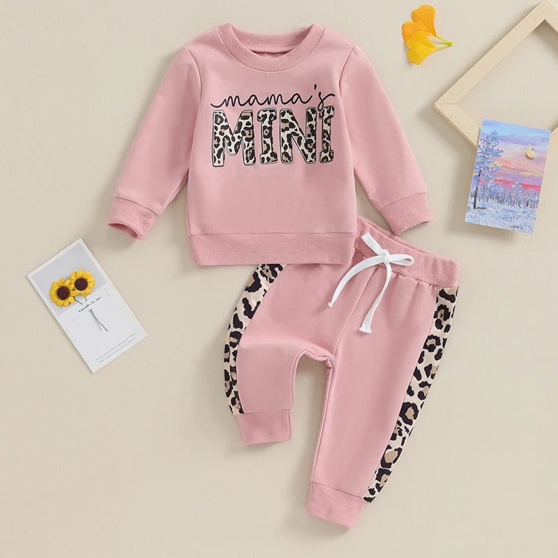 2-teiliges Sweat-Set „Mama’s Mini“ für Mädchen