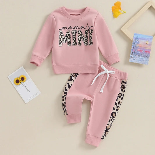 2-teiliges Sweat-Set „Mama’s Mini“ für Mädchen
