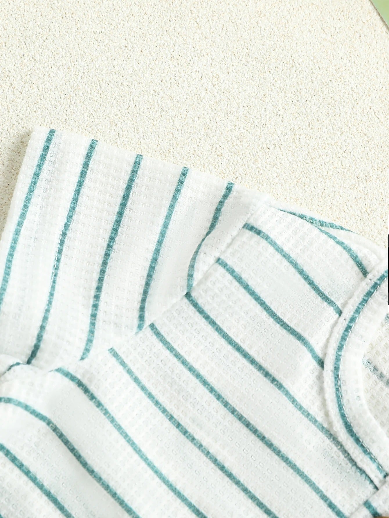 Baumwoll Set „Frische Streifen“ – Zweiteiliges Unisex Outfit für Kinder