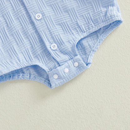 Baby Body mit Kragen – Kurzarm Body für Jungen