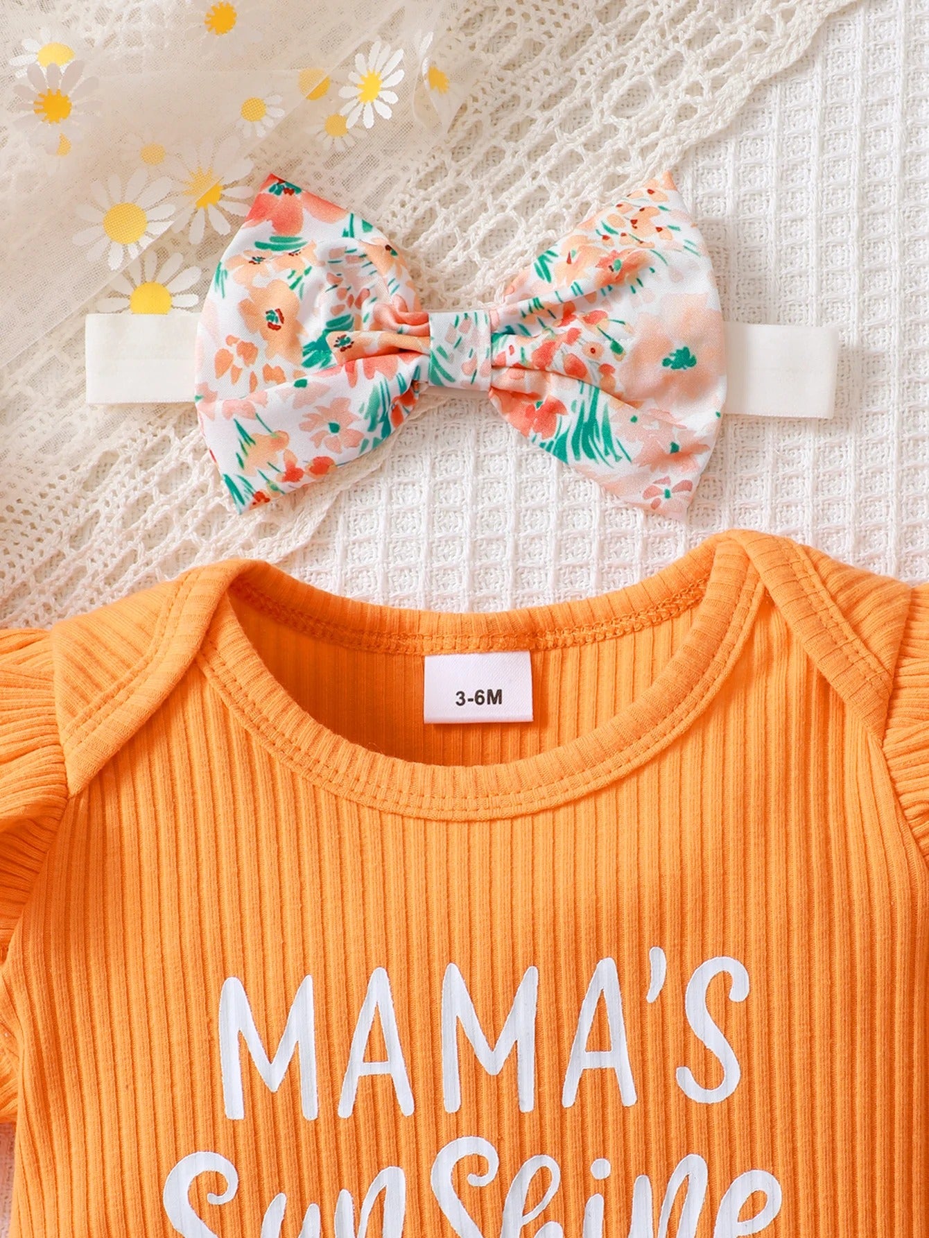 3-teiliges Baby-Outfit „Mama’s Sunshine“