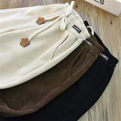 Kinder Rib Hose mit weitem Bein