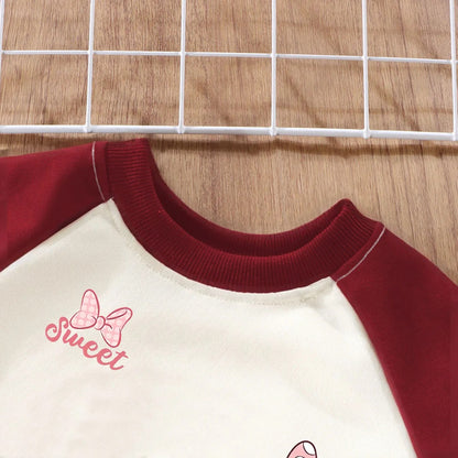 2-teiliges Mädchen Jogging-Set – Sweatshirt & Hose