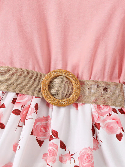 Blütenzauber Kleid – Ein Traum in Rosa für kleine Mädchen