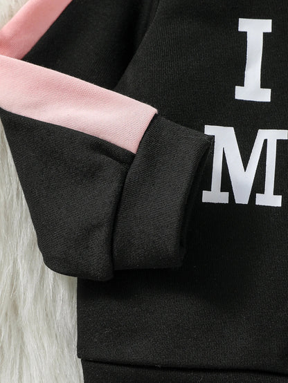 2-teiliges Jogging-Set „Love Mom & Dad“ – sportlich, bequem & mit Herz