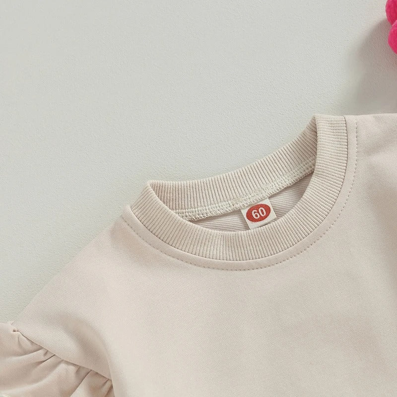 Baby Mädchen Body mit Rüschenärmeln – 3 Designs