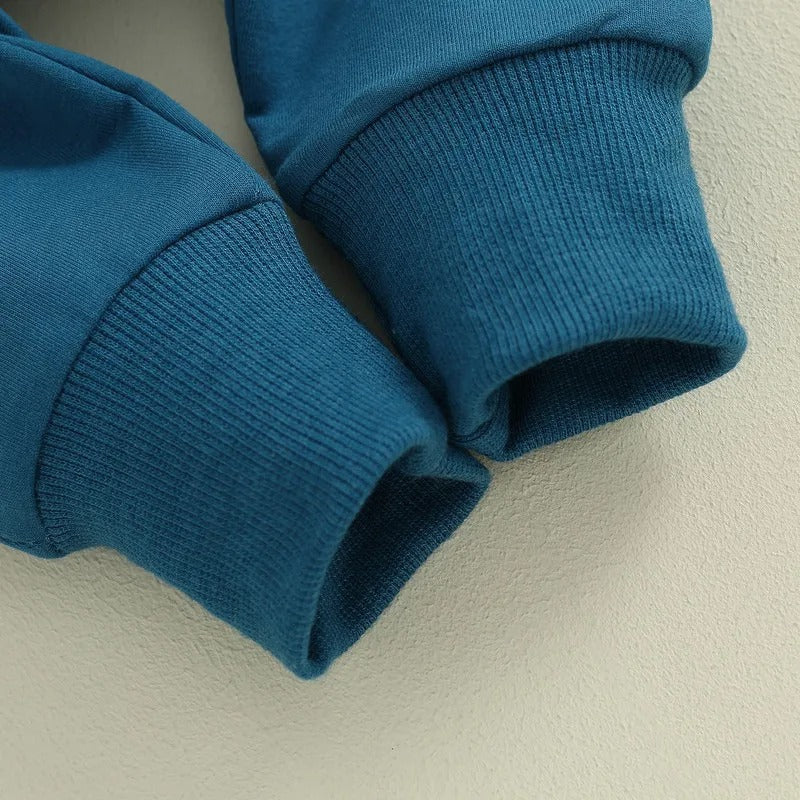 Baby Overall mit Kapuze einfarbig