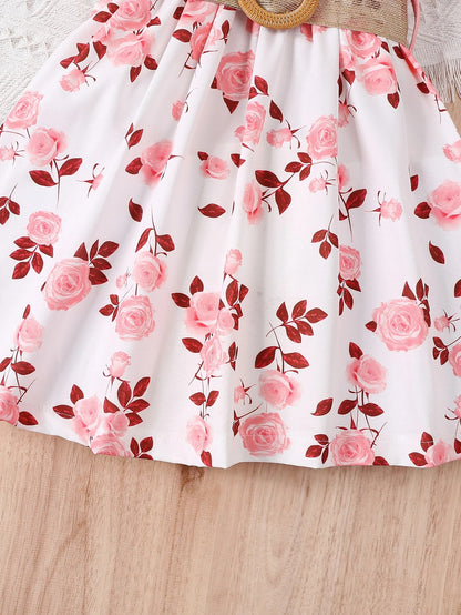 Blütenzauber Kleid – Ein Traum in Rosa für kleine Mädchen