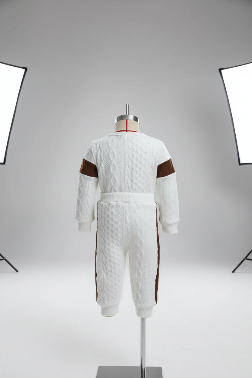 2-teiliges Strick-Set „Mama’s Boy“ – Weiches Winter-Outfit für kleine Jungen