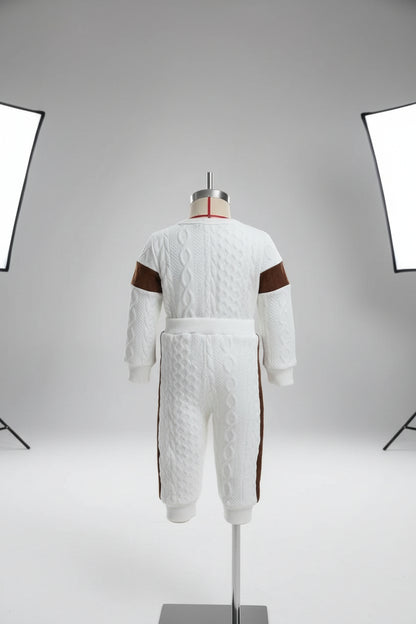 2-teiliges Strick-Set „Mama’s Boy“ – Weiches Winter-Outfit für kleine Jungen