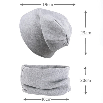 2-teiliges Mützen-Set – Beanie & Schlauchschal für Kinder