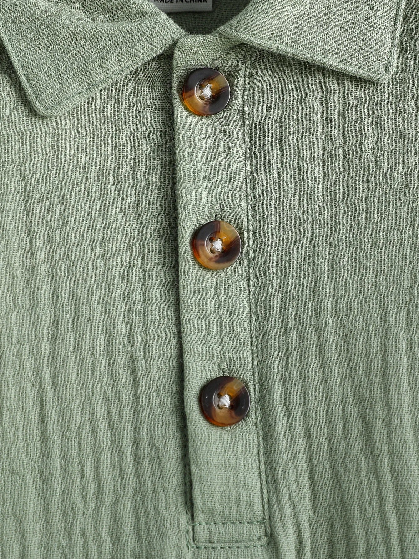 Baby Strampler mit Kragen – Kurzarm Sommer-Overall für Jungen