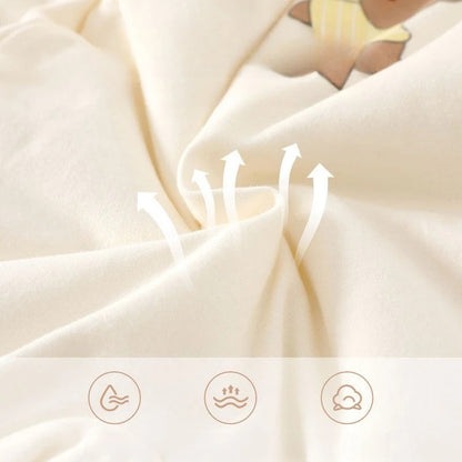 Wattierter Babystrampler mit Bärenmotiv