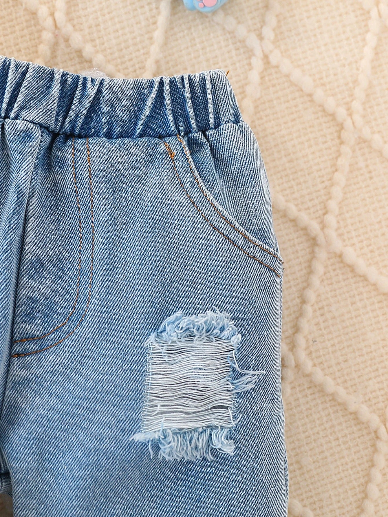 Baby Set „Kleiner Elefant“ – 2-teiliges Pullover- & Jeans-Outfit für Mädchen & Jungen