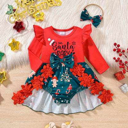 Weihnachtskleid-Set für Babys & Kleinkinder – festliche Designs