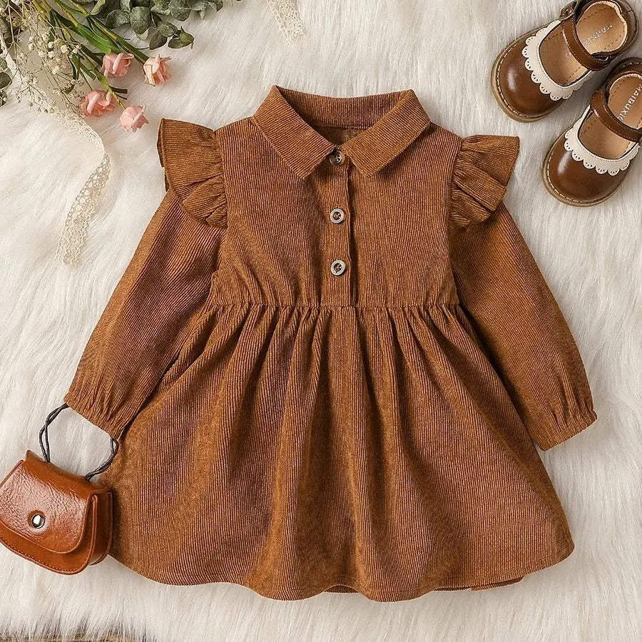 Kuscheltraum Cord-Kleid für kleine Mädchen