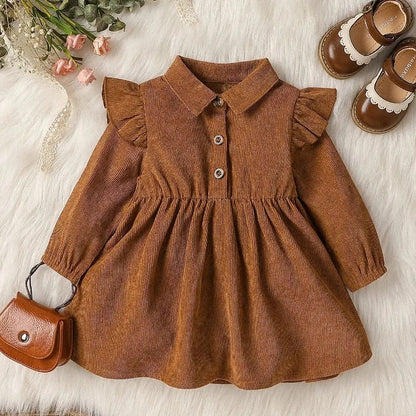 Kuscheltraum Cord-Kleid für kleine Mädchen