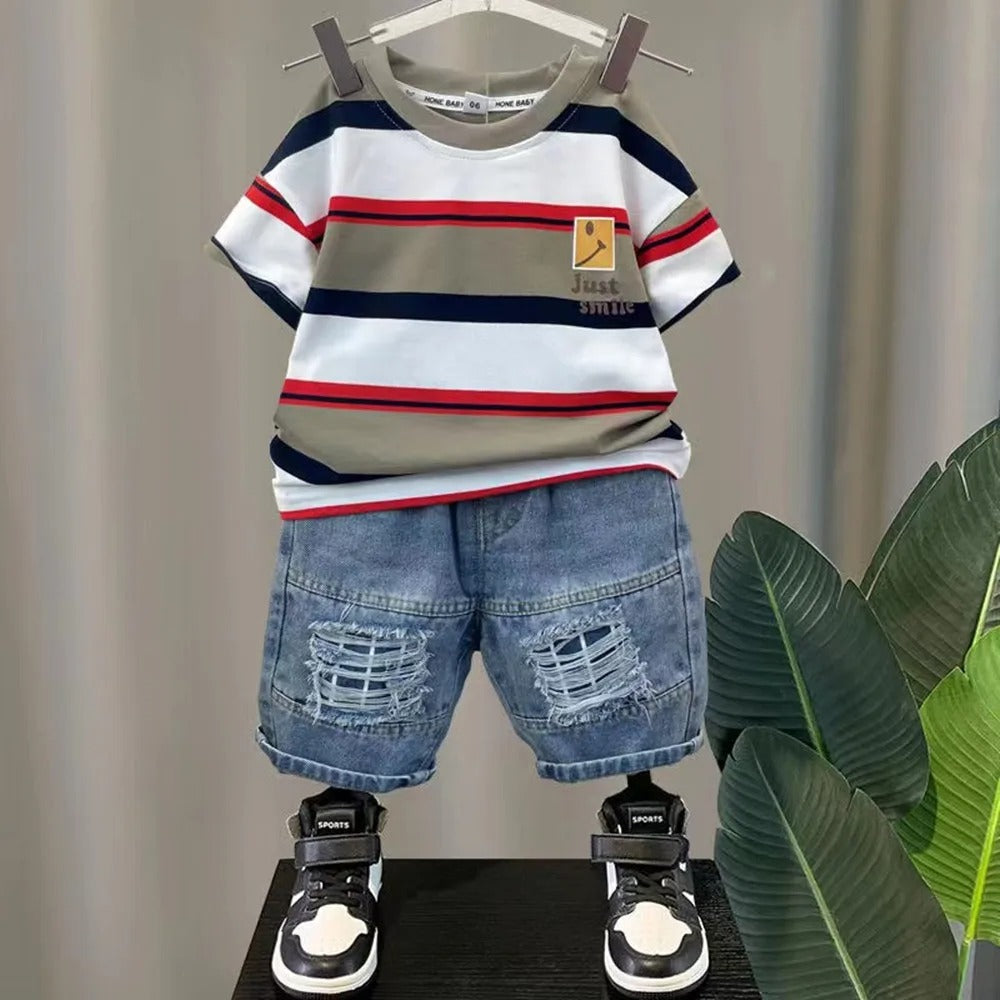 Stylisches 2-teiliges Kinder Set für Jungen