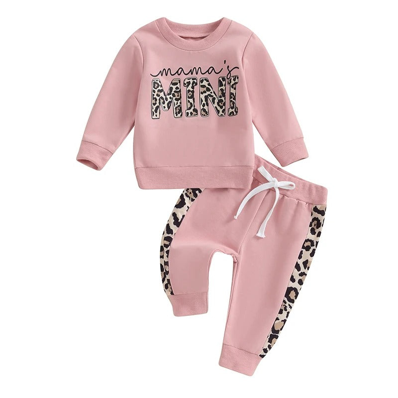 2-teiliges Sweat-Set „Mama’s Mini“ für Mädchen