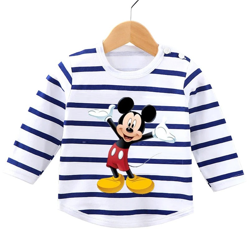Streifen-Langarmshirt für Kinder