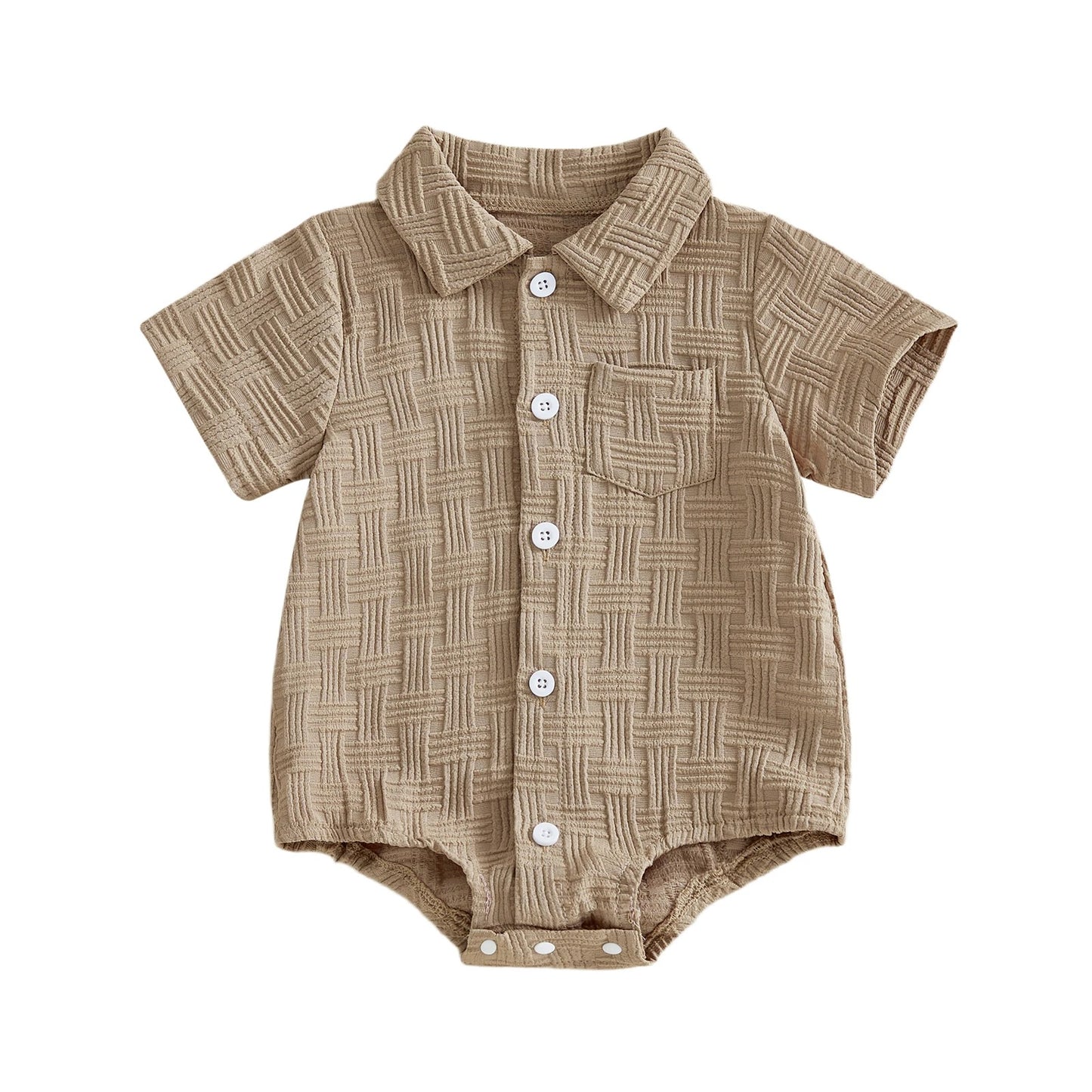 Baby Body mit Kragen – Kurzarm Body für Jungen