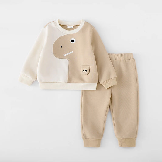 Dino Kinder Set – 2-teiliges Outfit mit Sweatshirt & Hose